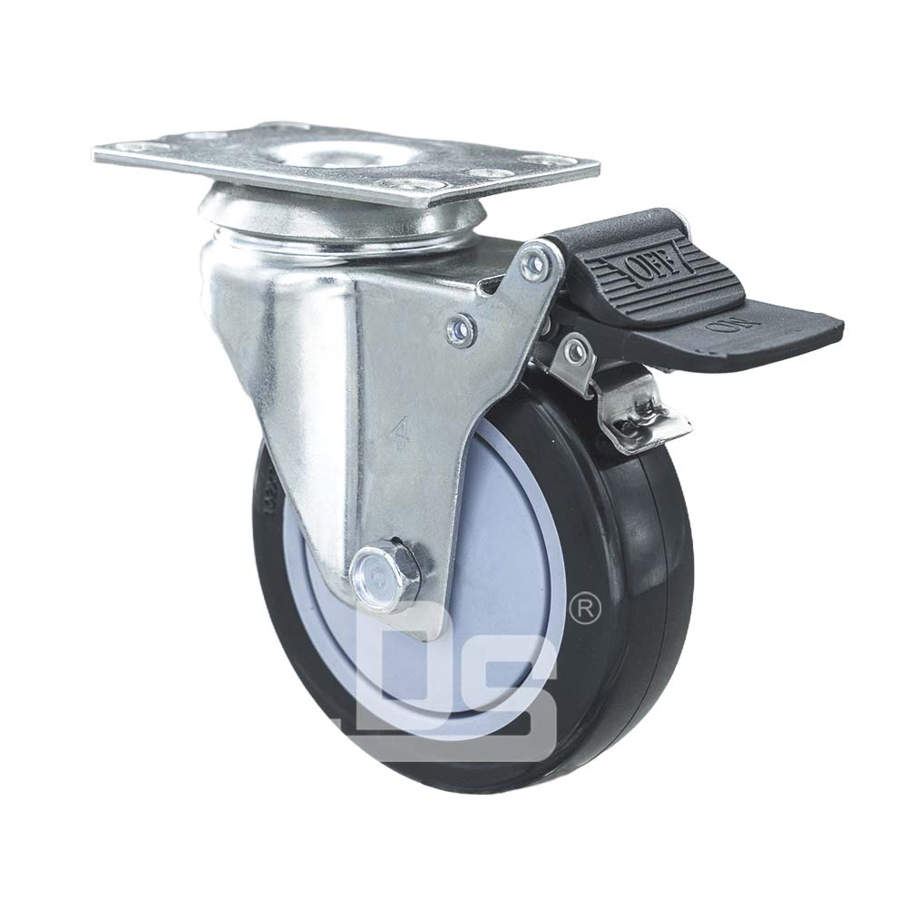 轻型脚轮TPU双刹车脚轮（DS20系列）