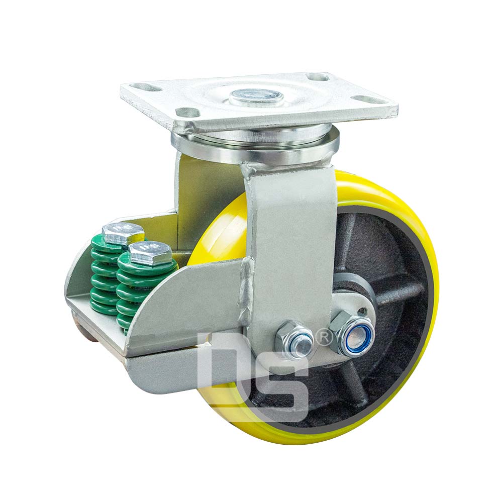 减震超重型脚轮聚氨酯轮万向脚轮（DS91系列）
