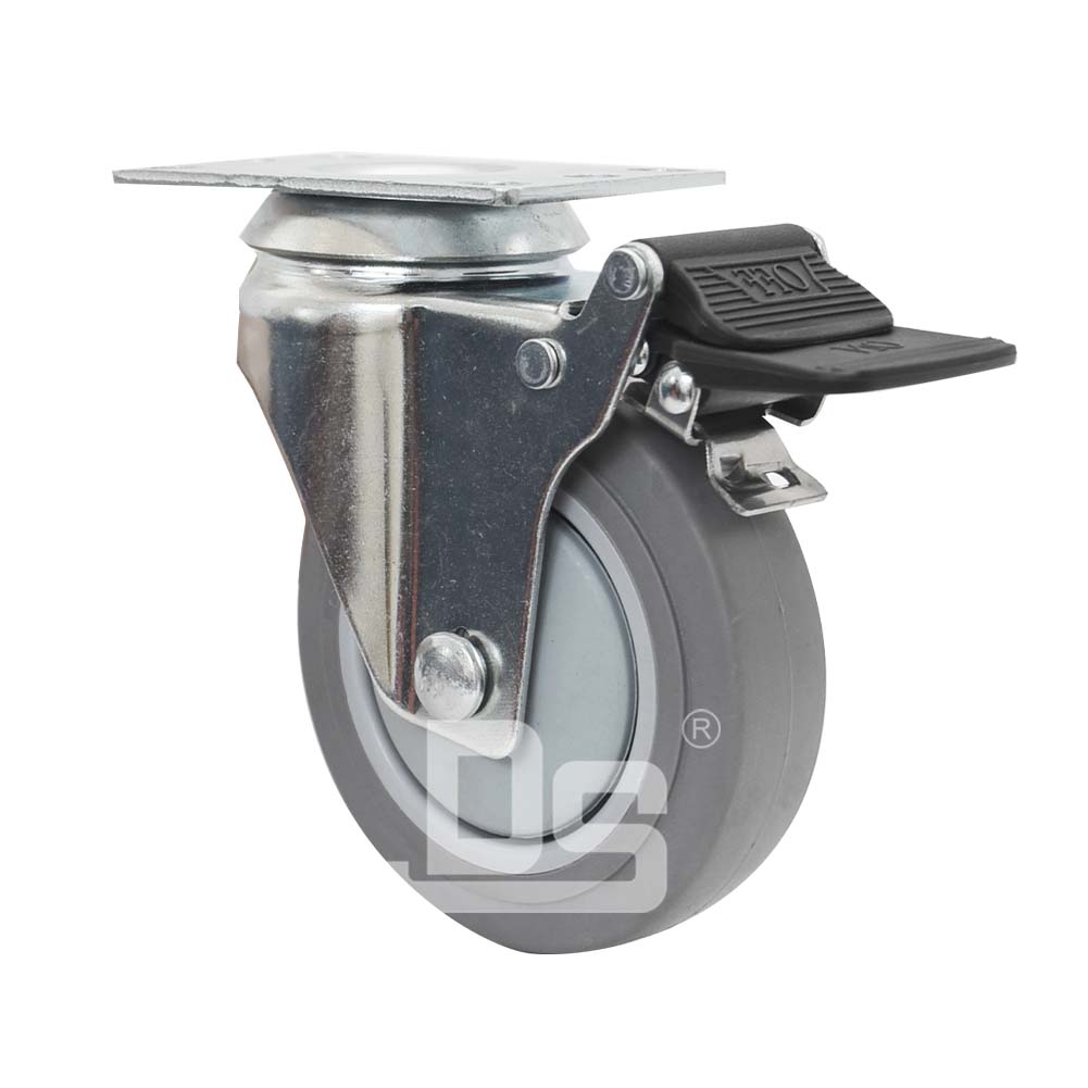 轻型脚轮TPE双刹车脚轮（DS20系列）